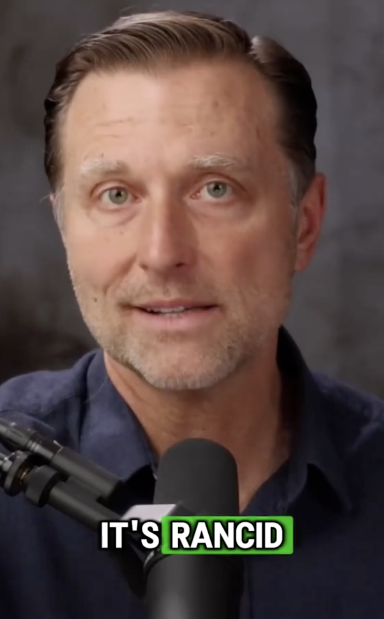 A Doctor Shared What He Thinks Is The Most Dangerous Food For Your Liver   It has residues of something called hexane, which is in gasoline. man talking about liver health